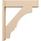 Ekena Millwork 8-in W x 34-in D x 38-in H Balboa Block Rough Cedar Woodgrain TimberThane Outlooker, Primed Tan OUTUR080X34X38BOA44RCPR - alternate 3